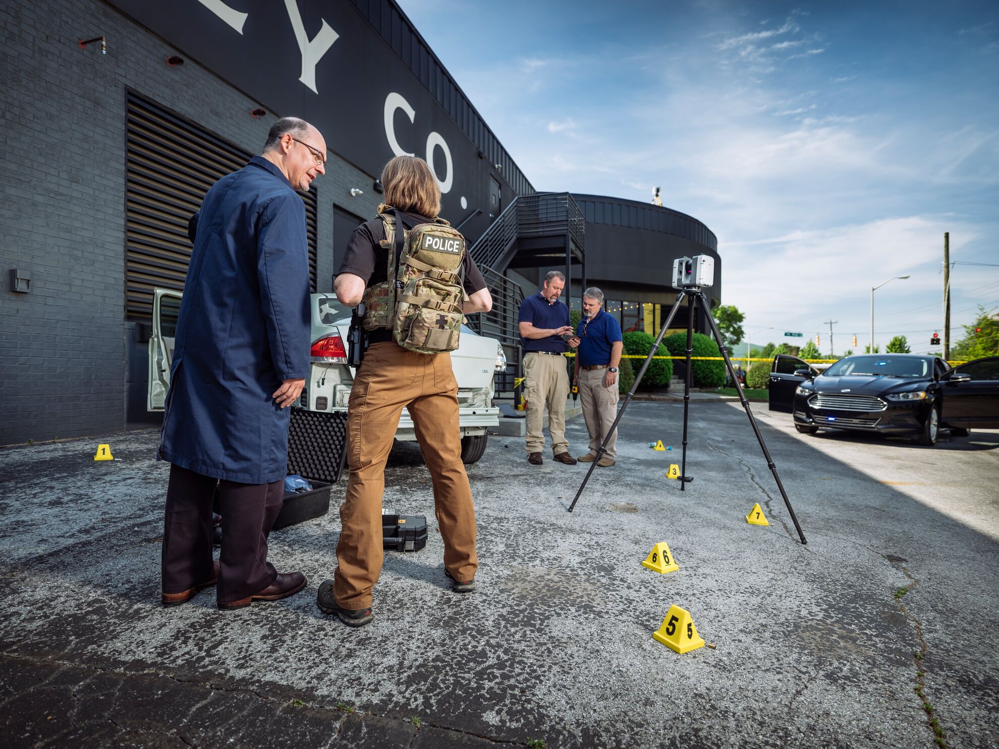 Scanner laser HDS para segurança: Documentação de sinistros e acidentes