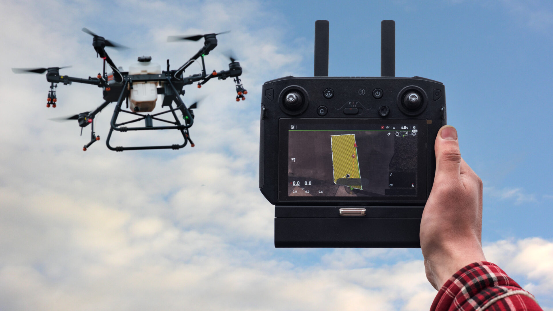 Gestión de flotas con dron
