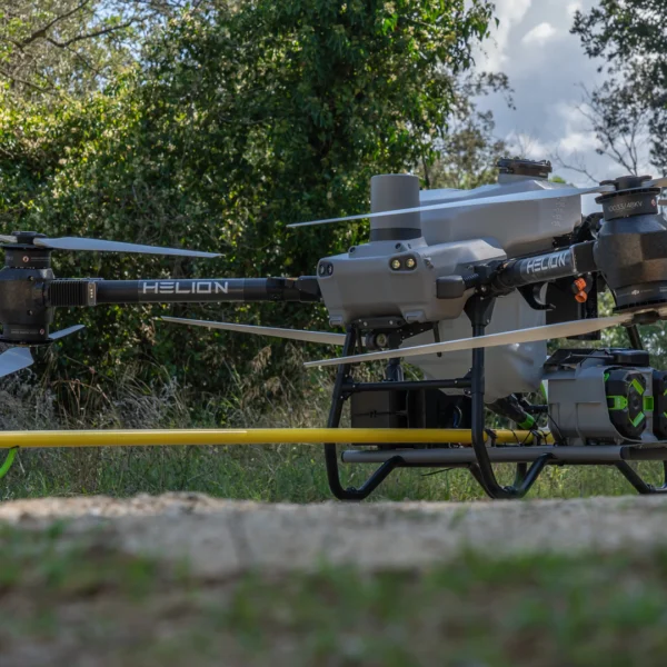 sistema de limpieza para dron helion