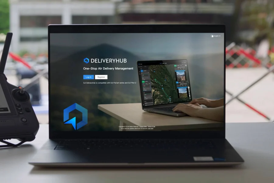 dji deliveryhub software de gestión de entrgeas aereas