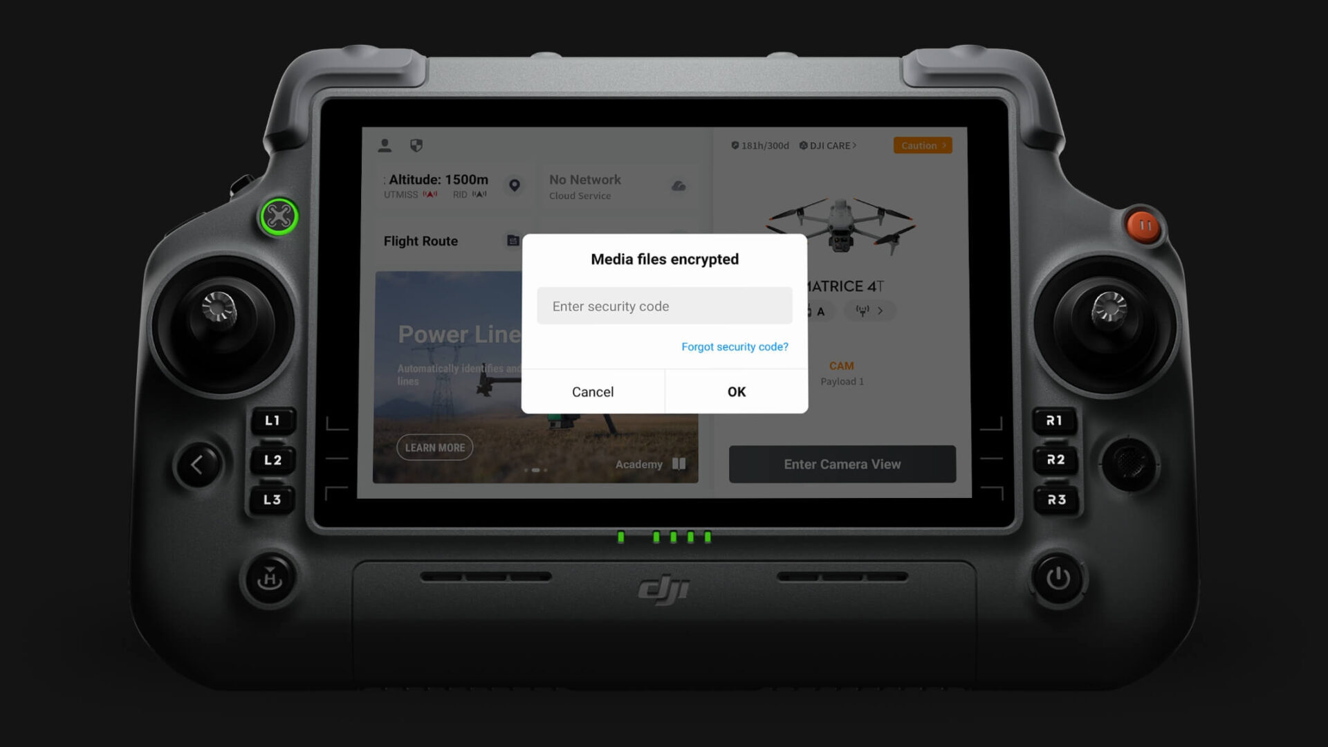 seguridad en los datos dji
