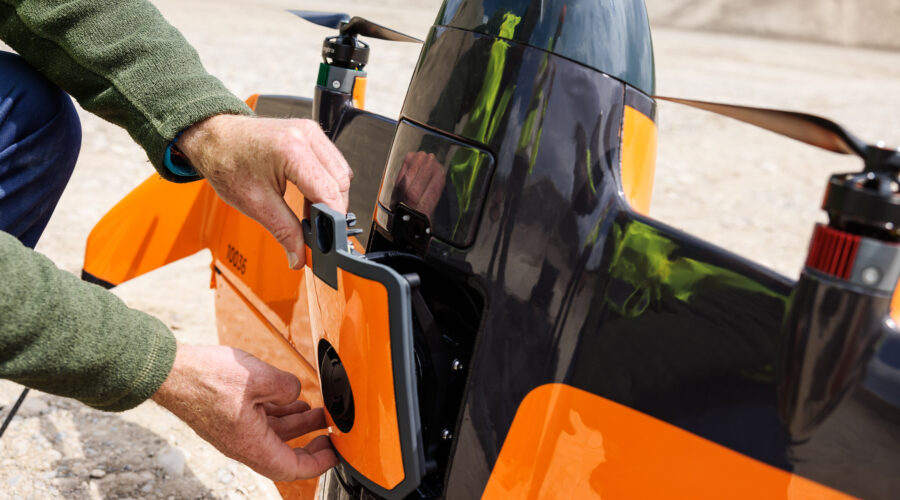 LiDAR para dron Wingtra: Mapea grandes áreas y procesa datos rápidamente