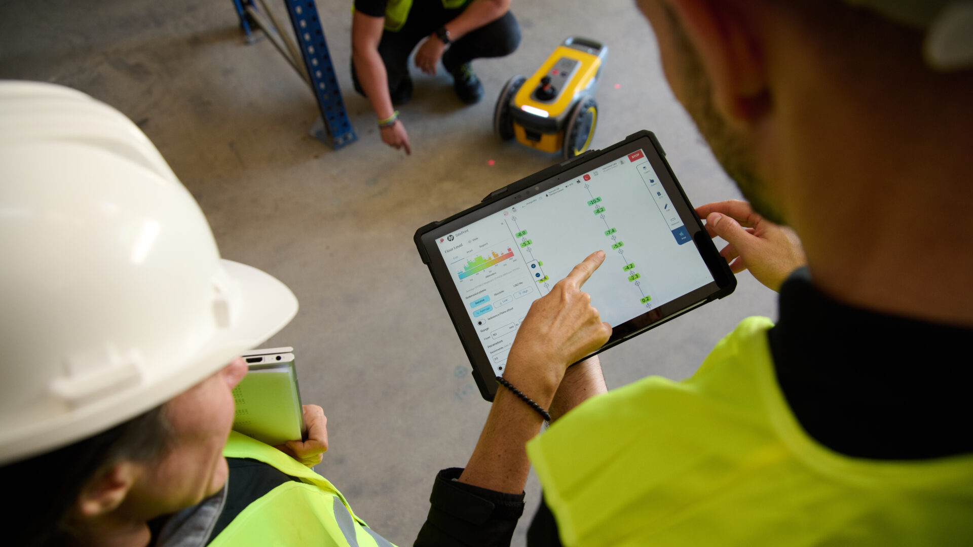 nivelación de precisión de suelo