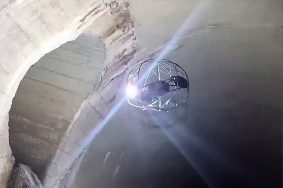 El Flybotix Asio X es capaz de inspeccionar las tuberías más rápido y con menos coste. - Imagen: NBC