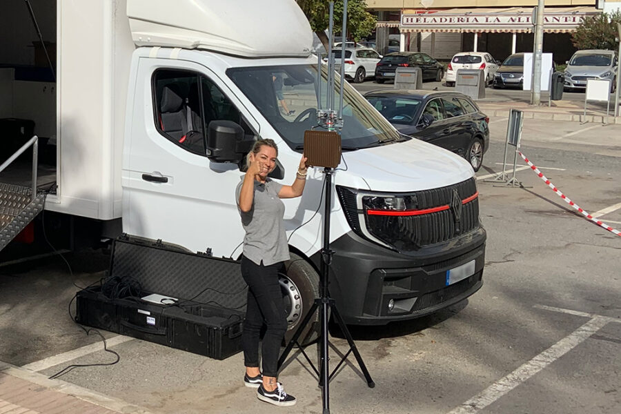 Instalación de sistema de detección anti-dron Hydra 100 de Cerbair