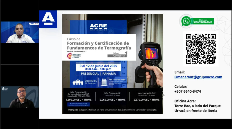 Domina la termografía con ACRE