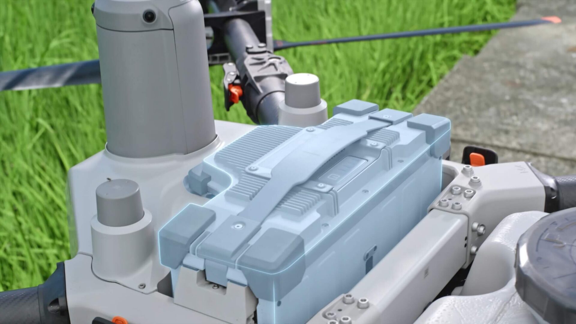 Sistema de carga ultra rápida para AGRAS T100