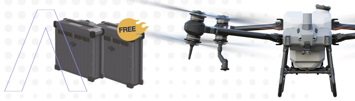 Oferta: Compra un dron DJI Agras T50 y recibe 2 baterías gratis