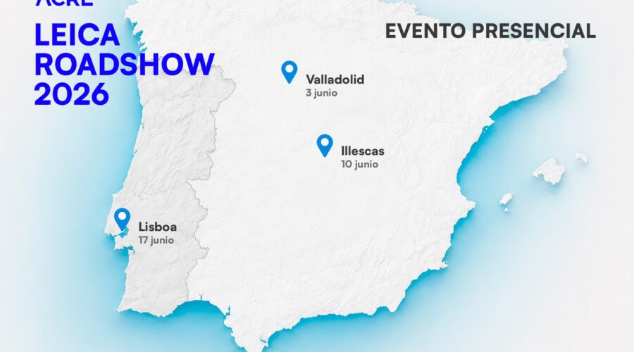 Mapa Roadshow Leica 2026