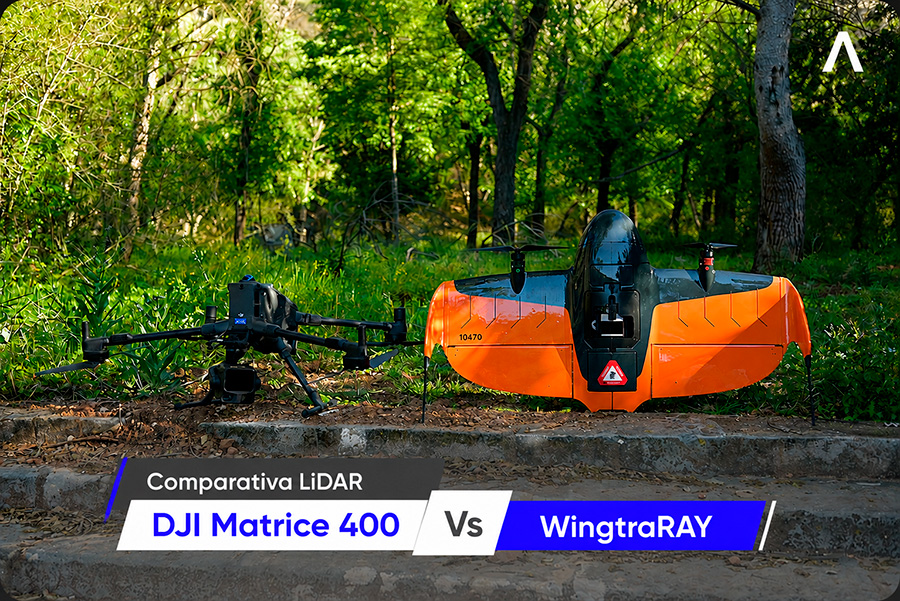 Comparativa LiDAR dron