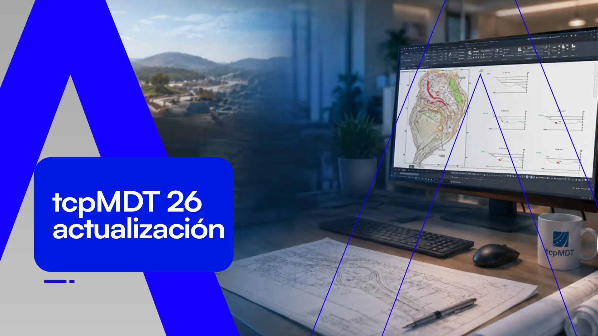 tcpMDT 26: aplitop actualiza su software de topografía e ingeniería civil