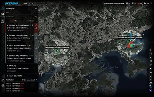 SkyFend Tracer. Detetor portátil de drones
