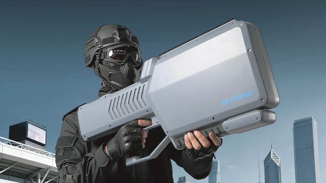 SkyFend Hunter: Lite e Pro. Sistemas portáteis anti-drones