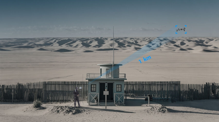 SkyFend Tracker. Radar compacto antidrones