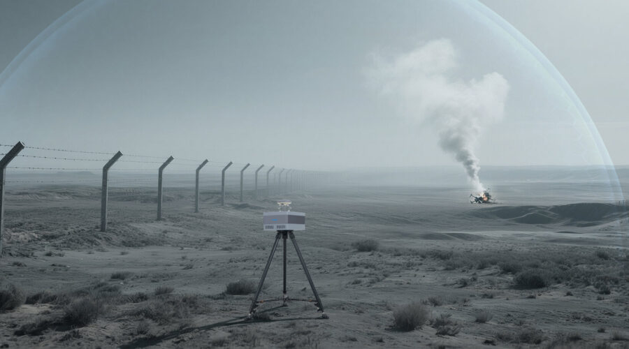 SkyFend Spoofer Pro. Sistema fixo anti-drones GNSS