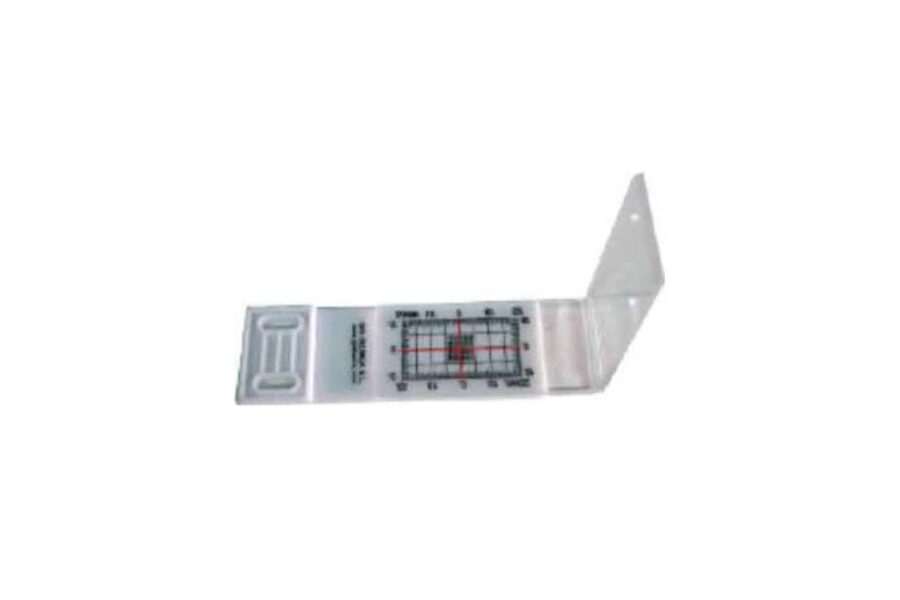 Fissurometro angular de metacrilato para esquinas ACRE