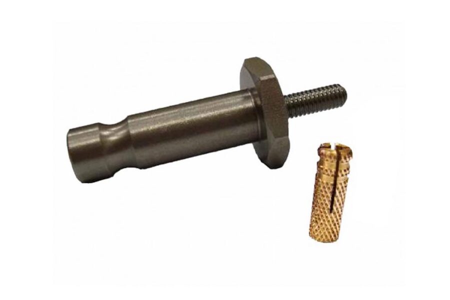 Perno Leica com parafuso metálico