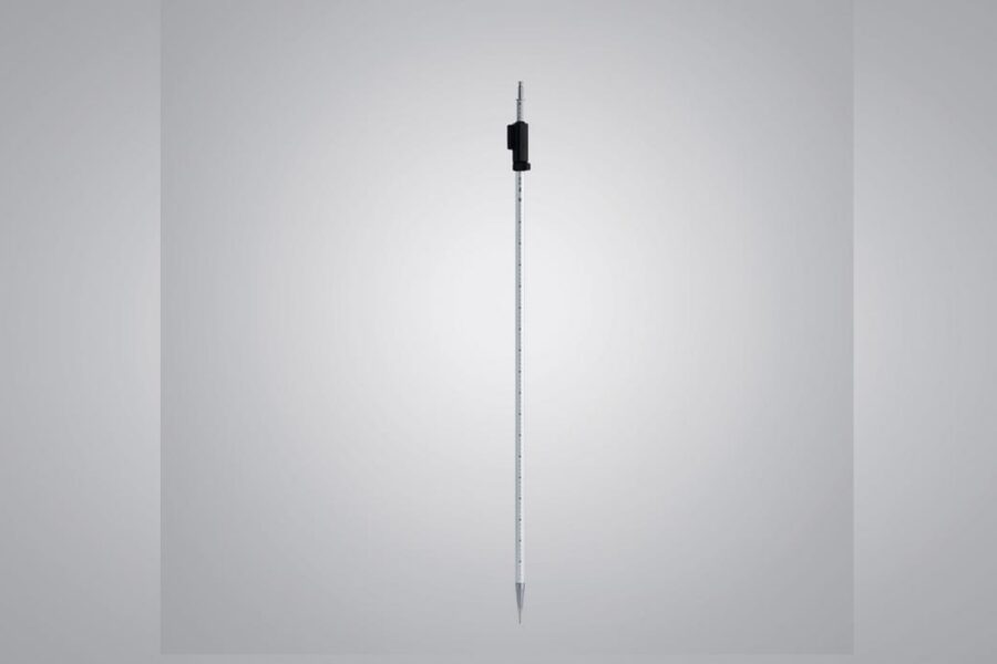 Bastão telescópico de prumo para prisma Leica GLS11