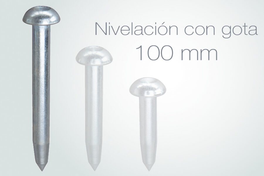 Prego de nivelamento cabeça redonda 100mm ACRE