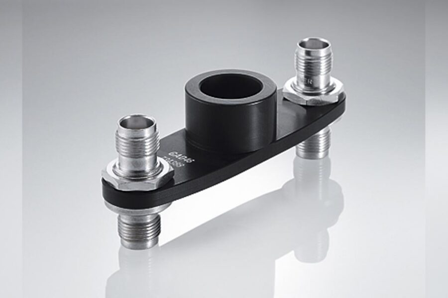 Braço duplo saliente para antenas UHF/GSM Leica GAD46