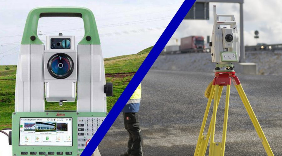 Comparativo entre estações totais Leica TS13 e Leica TS16
