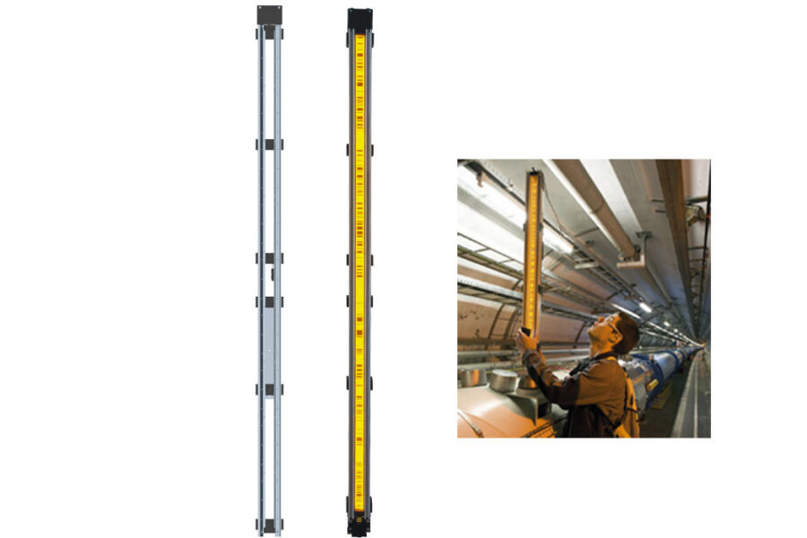 Iluminação NEDO LED para miras de nivelação. Código de barras Trimble