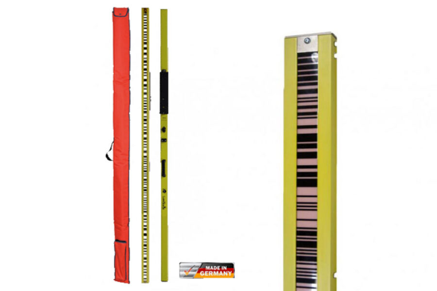 Mira retroiluminada com código de barras Leica Sprinter LumiScale NEDO