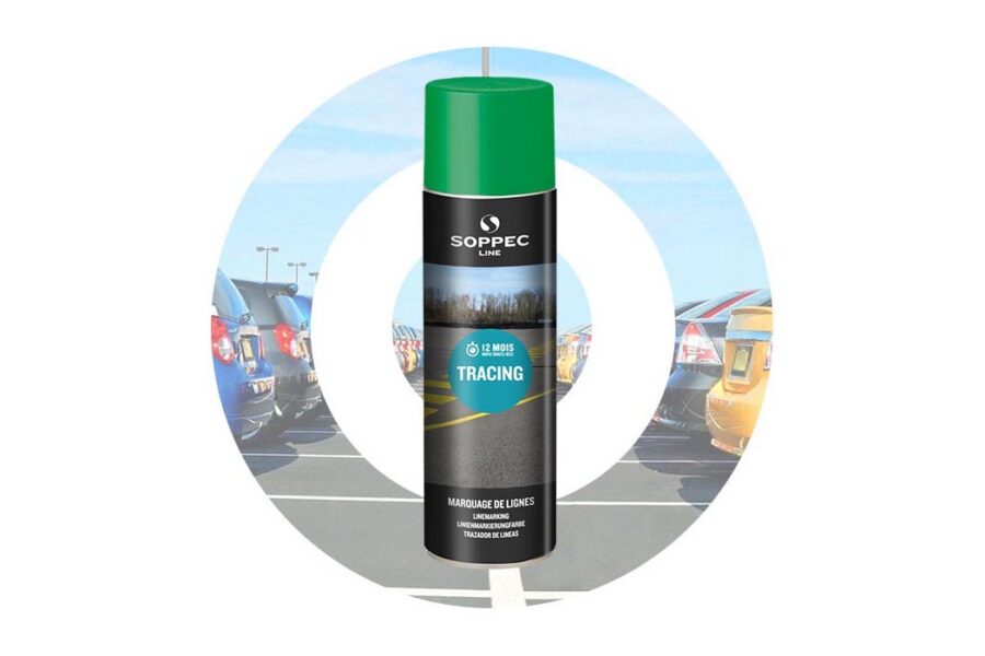 Spray marcador de linhas industrial TRACING SOPPEC Verde