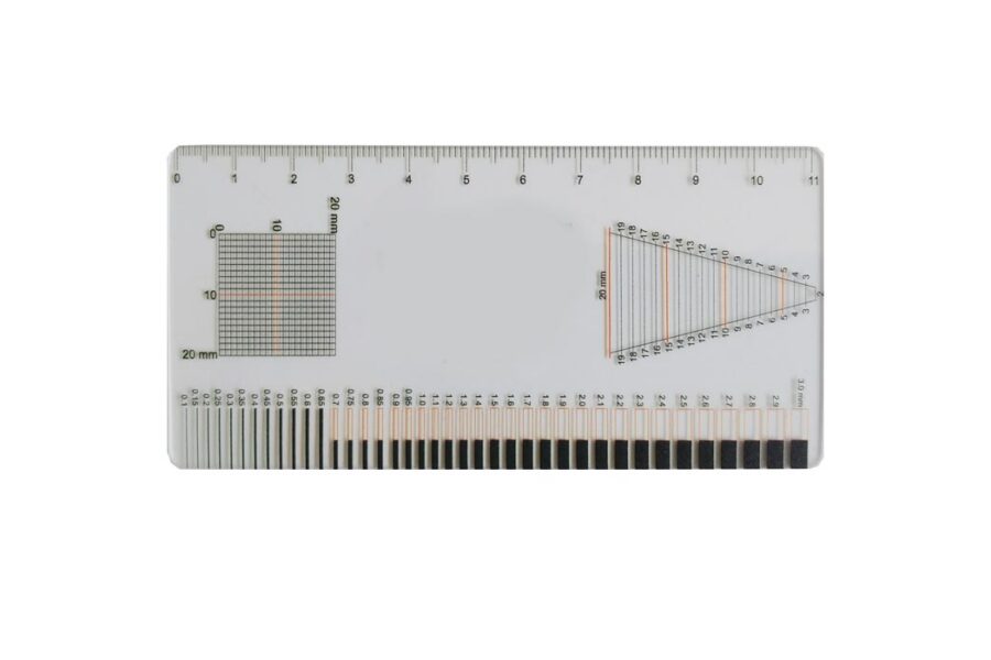 Fissurometro para largura de fissuras ACRE 0,1 e 3 mm