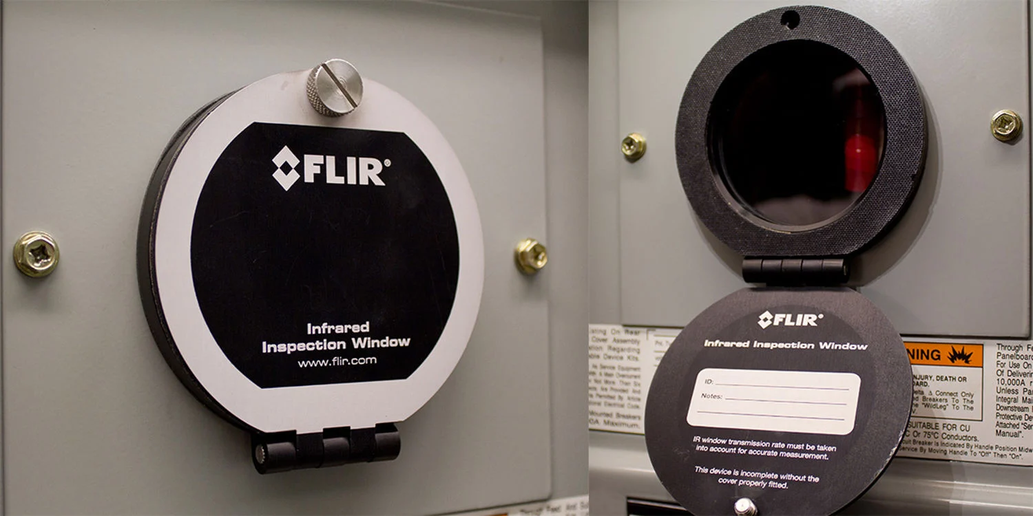Janelas de inspecção termográfica e monitorização FLIR IRW-PS/PC/IR