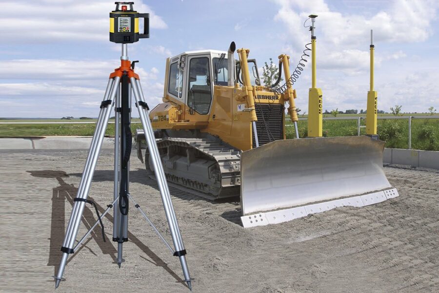 Tripé de manivela pesado NEDO controlo de maquinaria (1.73 - 4.01m)