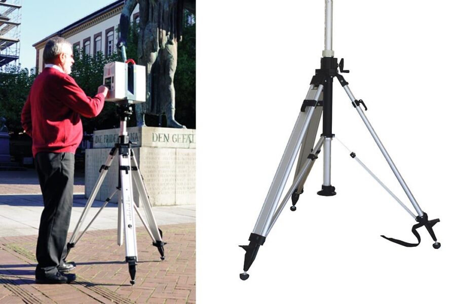 Tripé NEDO para scanner laser (1.05 - 2.57m)