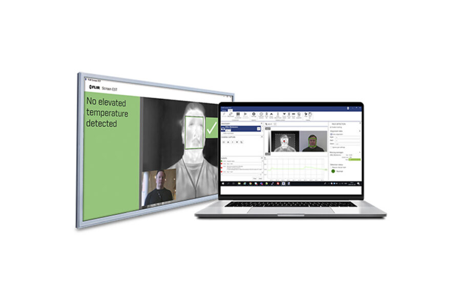 FLIR Screen-EST. Aplicação para tirar a temperatura