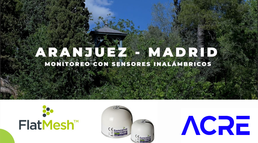 ▷ Sensores Senceive sem fios controlam os movimentos da Montanha Suiça de Aranjuez em Madrid