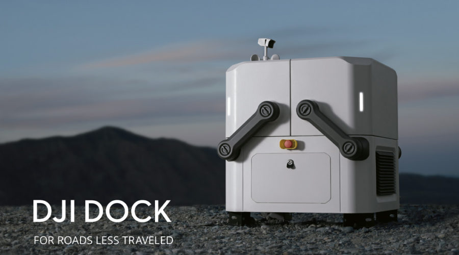 Operações drone automatizadas; DJI Dock é uma estação base revolucionária.