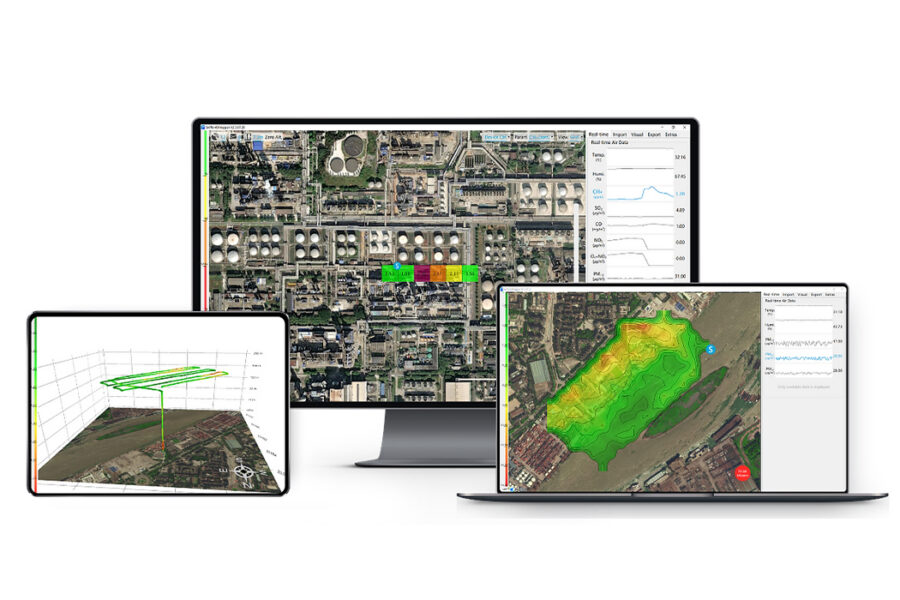 Sniffer4D Mapper: software para detecção de gases