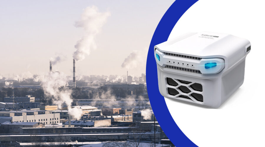 Localização de compostos orgânicos voláteis com drones (VOCs)