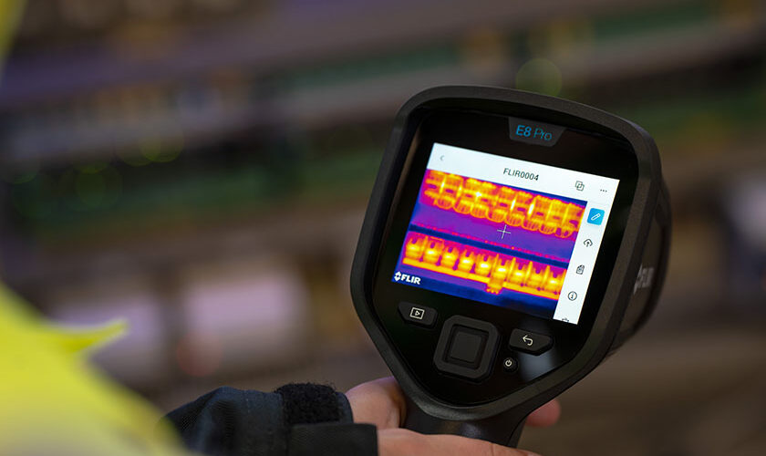 Prevenção de incêndios em veículos eléctricos com termografia FLIR