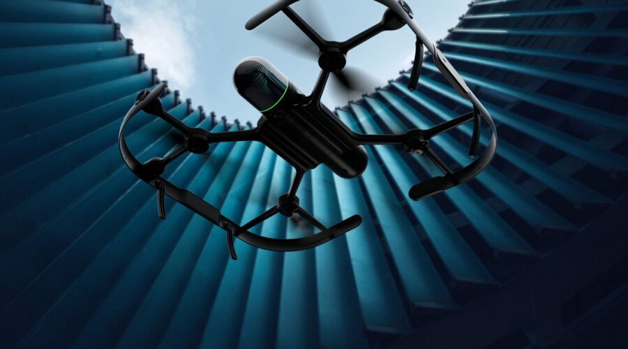 Digitalização 3D aérea autónoma de edifícios