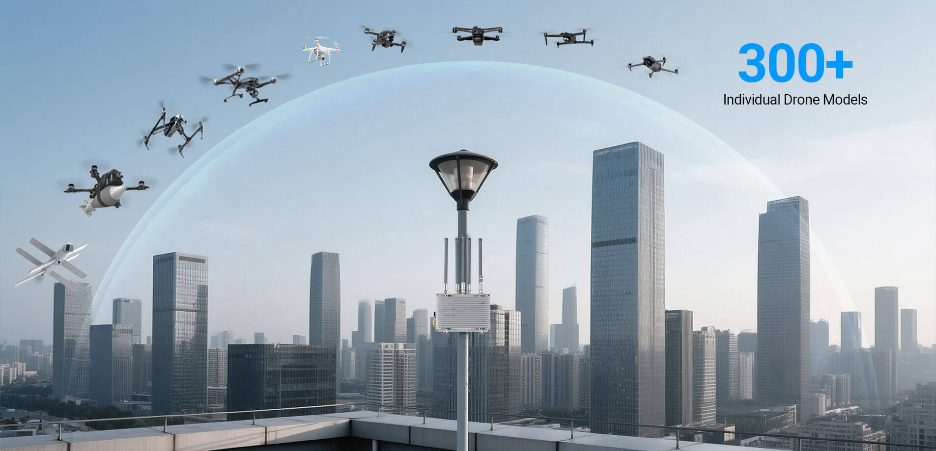 Tecnologias anti-drone da SkyFend para a proteção de edifícios sensíveis