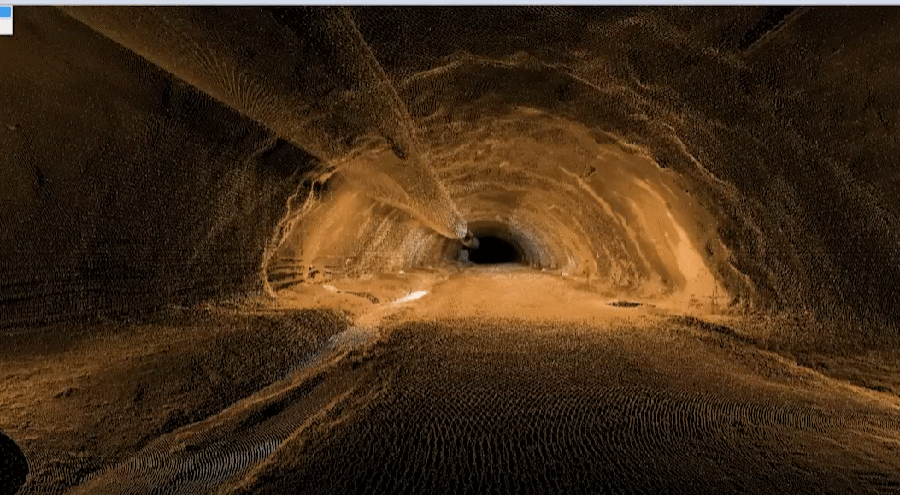 Percurso pelo Túnel