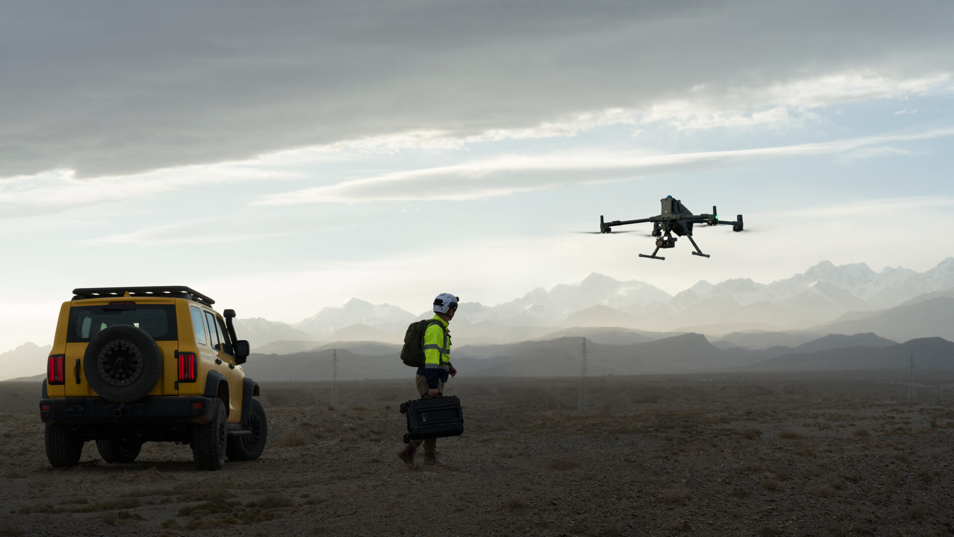 dron matrice 400 para emergencias