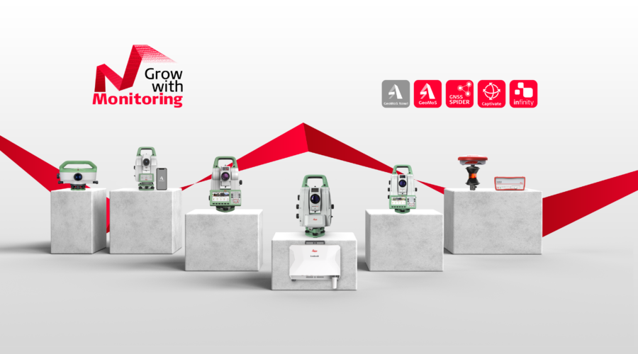 A aquisição de dados de sensores geodésicos