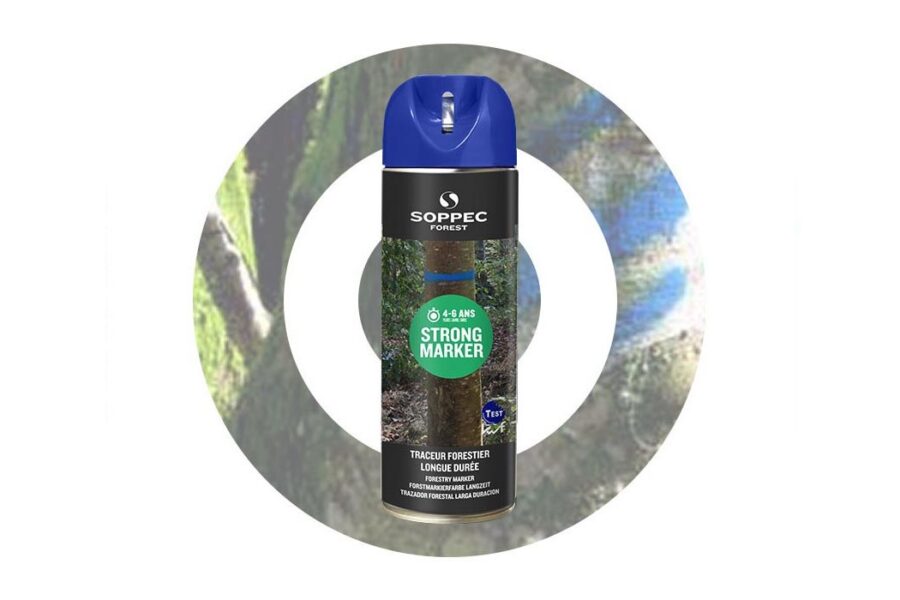 Pintura de larga duração STRONG MARKER Azul SOPPEC