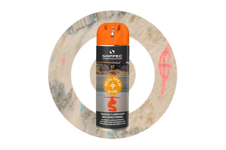 Spray de pintura 360º IDEAL Laranja SOPPEC