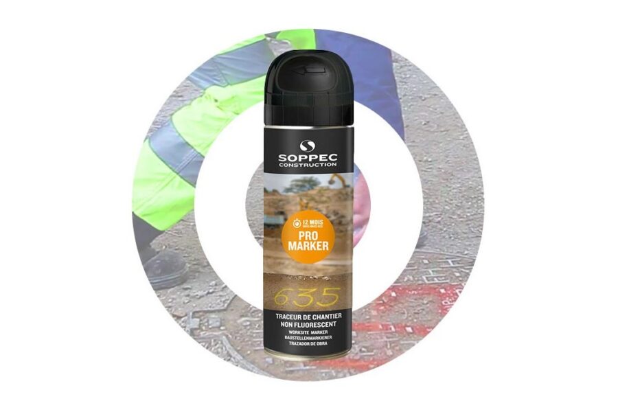 Spray de pintura PROMARKER Preto SOPPEC