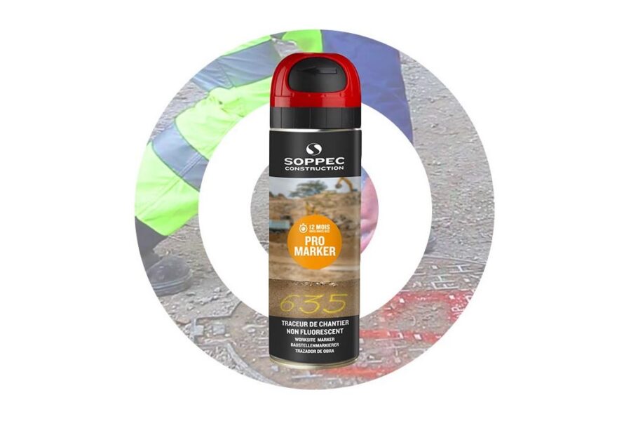 Spray de pintura PROMARKER Vermelho SOPPEC