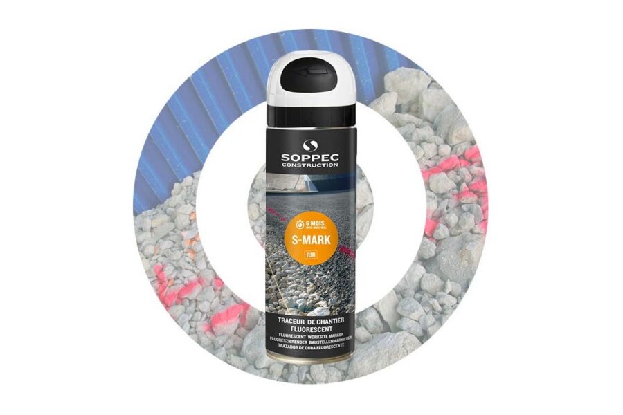 Spray de pintura fluorescente S-Mark Branco SOPPEC