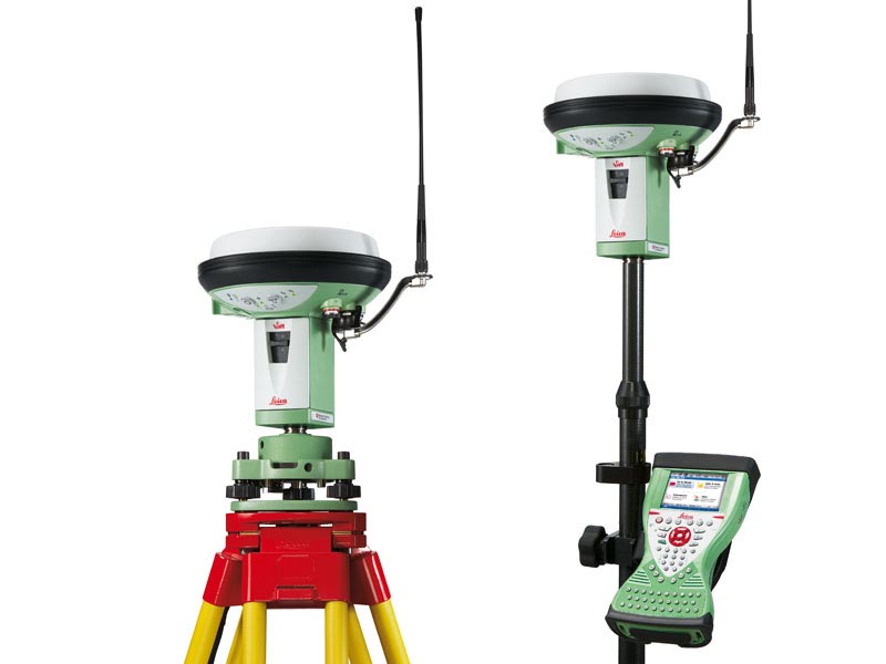 Conjunto Leica Referência (Fixo) Bifrequência e Rádio Móvel Bifrequência RTK