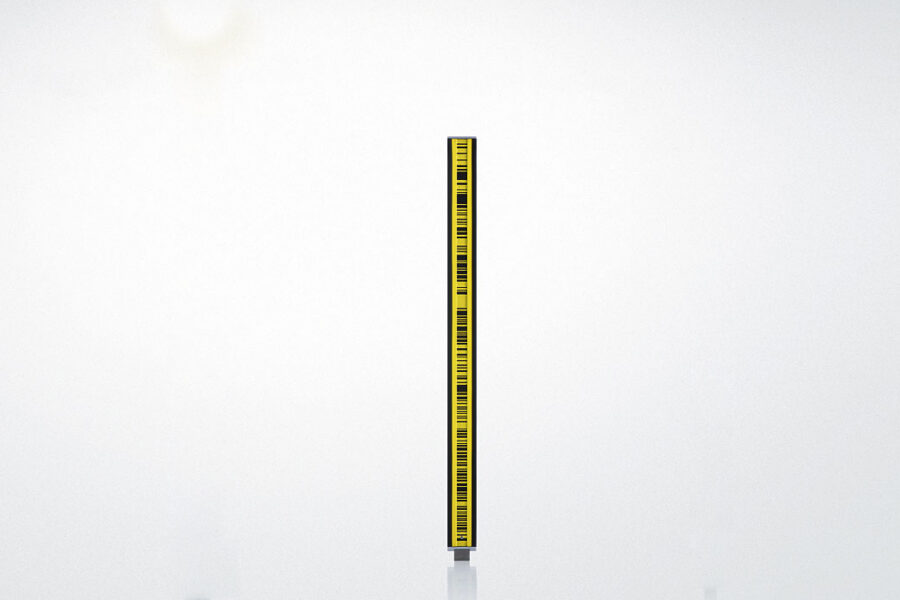 Mira invar de nivelamento Leica GWCL92 com código de barras